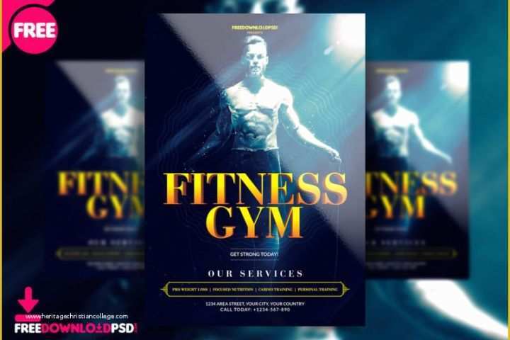 Gym Flyer Template Free Download Of [free] Fitness Gym Flyer Psd Template