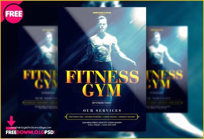 Gym Flyer Template Free Download Of [free] Fitness Gym Flyer Psd Template