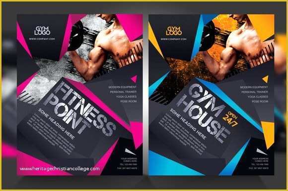 Gym Flyer Template Free Of Check Out Fitness Gym Flyer V1 by Satgur Design Studio