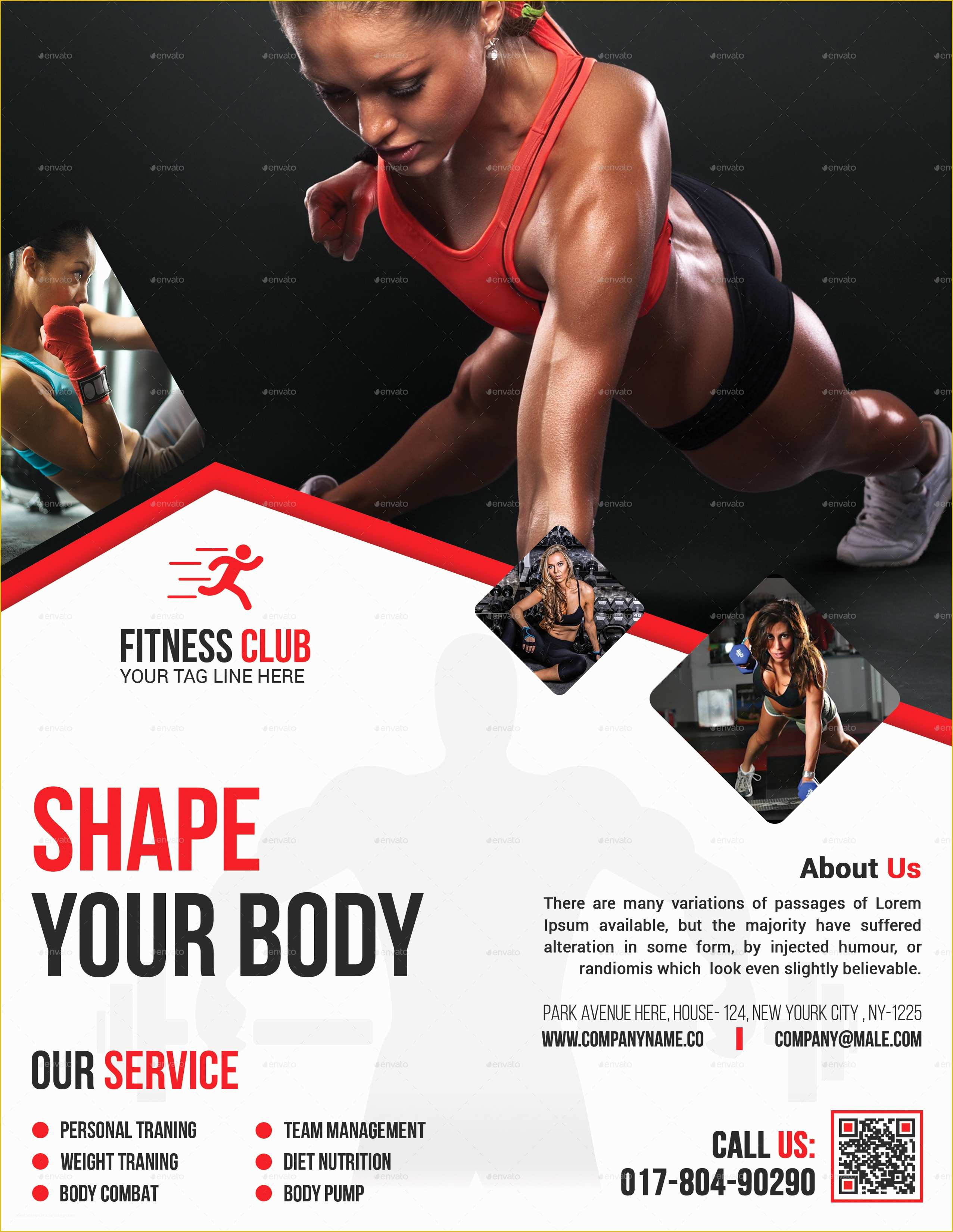 Gym Flyer Template Free Of Fitness Flyer Gym Flyer by Elite Designer