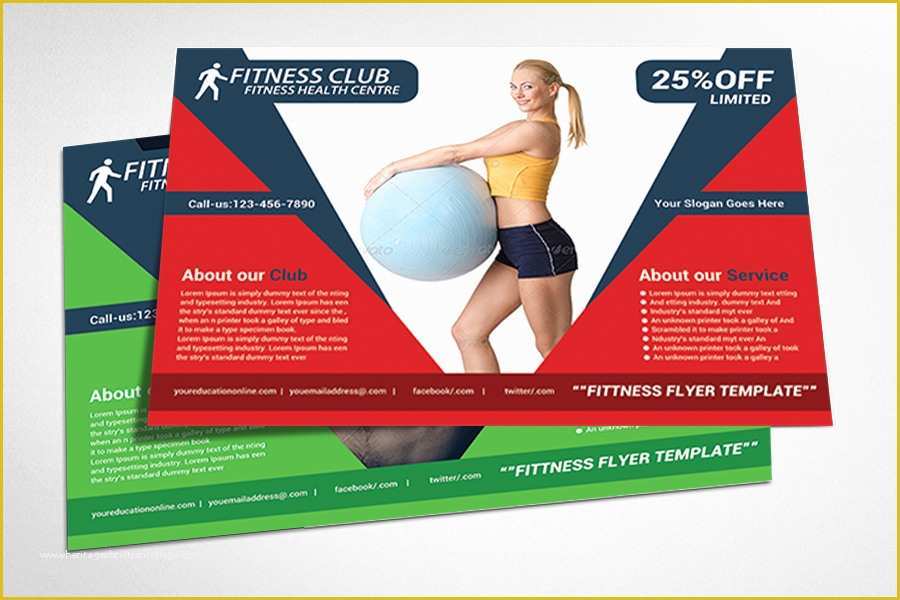 Gym Flyer Template Free Of Fitness Flyer Gym Flyer Templates Flyer Templates On