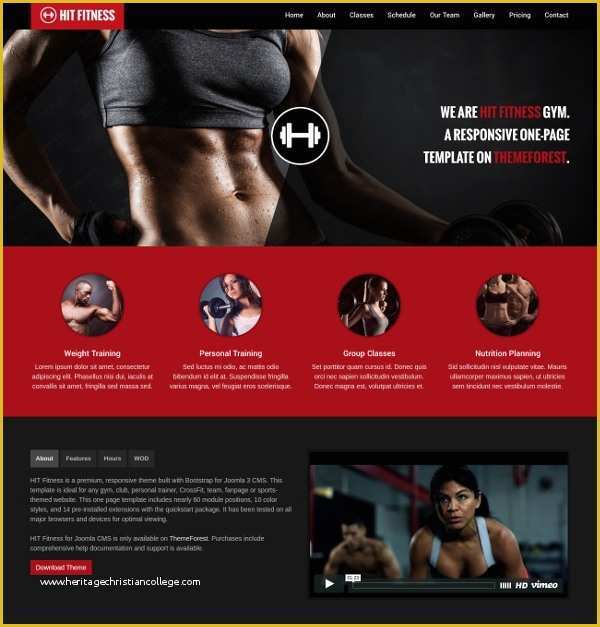 Gym Website Templates Free Of 20 Fitness Joomla themes & Templates
