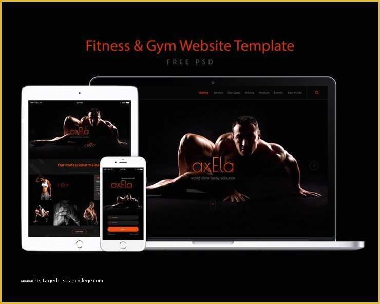 Gym Website Templates Free Of Fitness and Gym Website Template Free Psd Download Psd