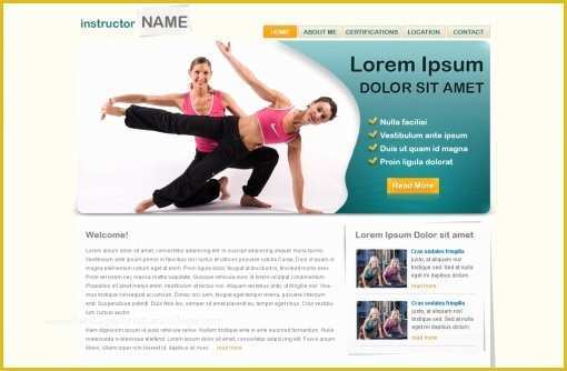 Gym Website Templates Free Of Fitness Website Templates