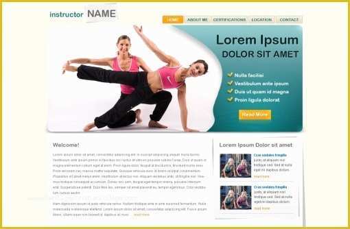 Gym Website Templates Free Of Fitness Website Templates