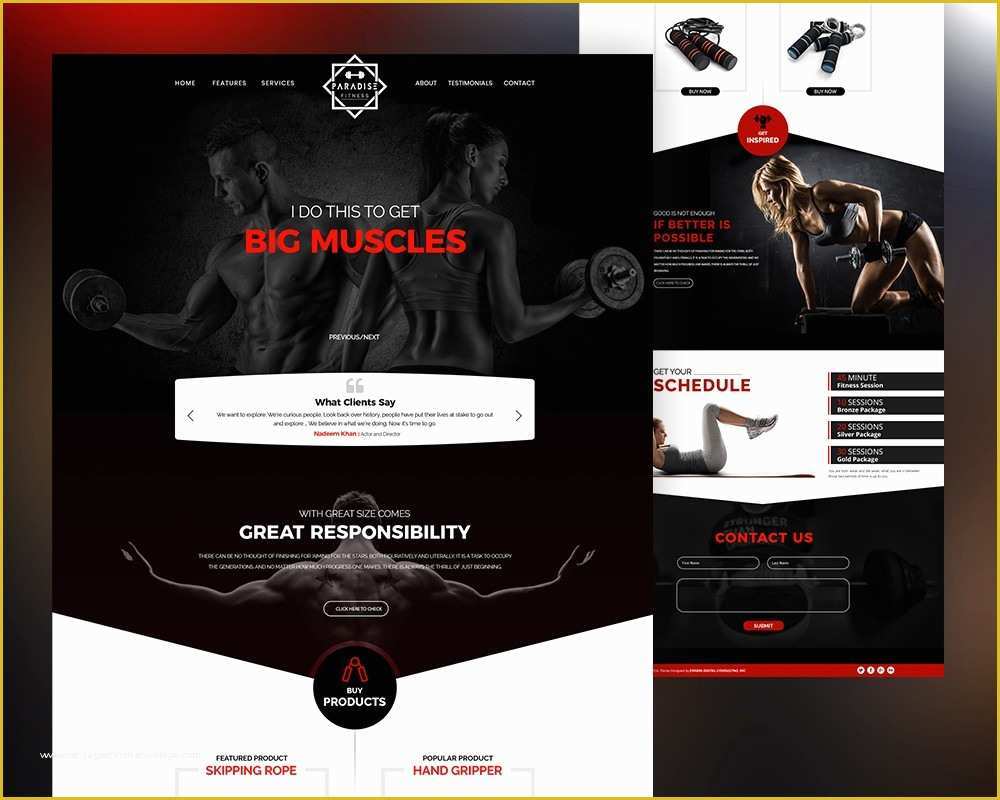Gym Website Templates Free Of Free Gym Website Template Psd Download Download Psd