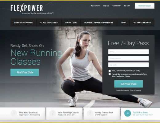 Gym Website Templates Free Of New Business Catalyst Template Fitness