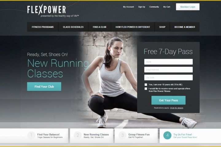 Gym Website Templates Free Of New Business Catalyst Template Fitness