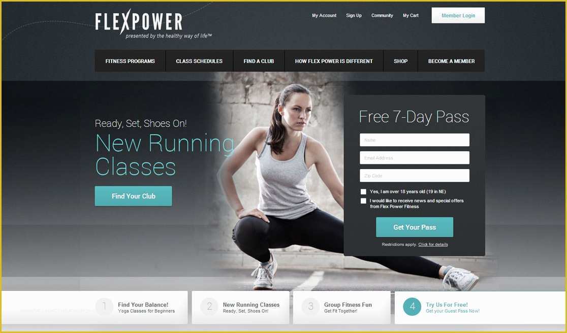 Gym Website Templates Free Of New Business Catalyst Template Fitness