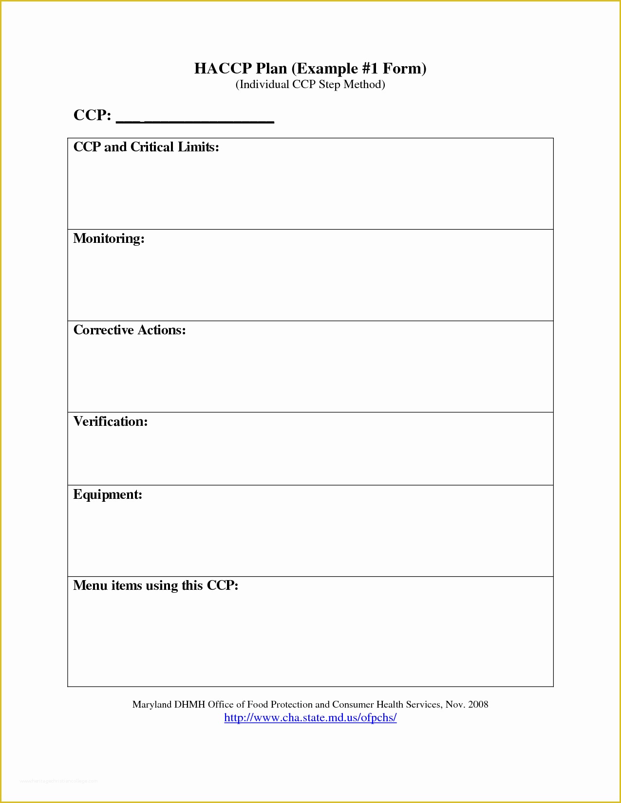 Haccp Templates Free Of 28 Of Haccp Plan Template