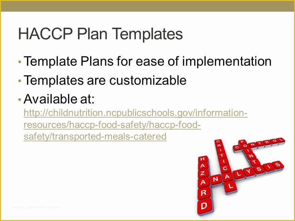 Haccp Templates Free Of Hazard Analysis Critical Control Point Ppt