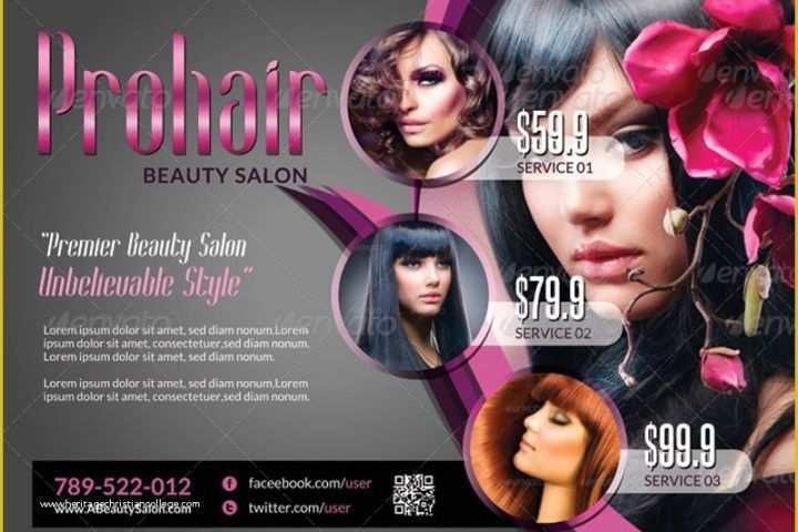 Hair Salon Flyer Templates Free Of 20 Examples Of Beauty Salon Flyers Word Ai Psd Eps