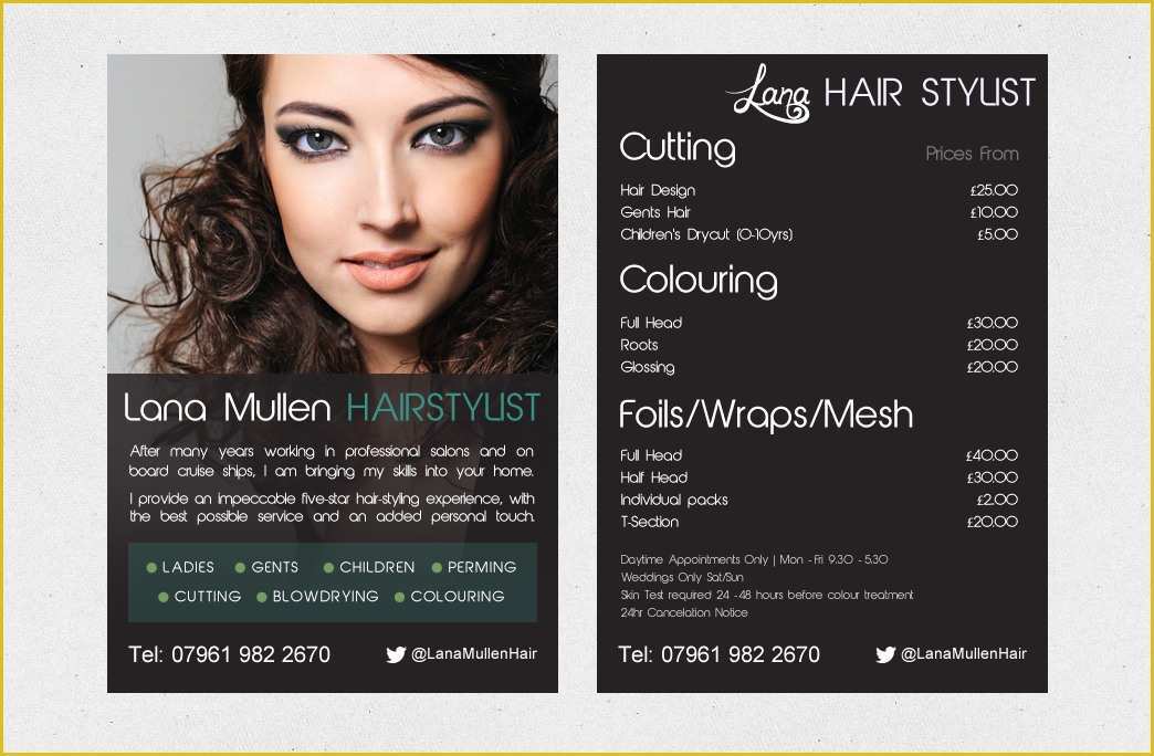 Hair Salon Flyer Templates Free Of 7 Best Of Cosmetology Salon Flyers Beauty Salon