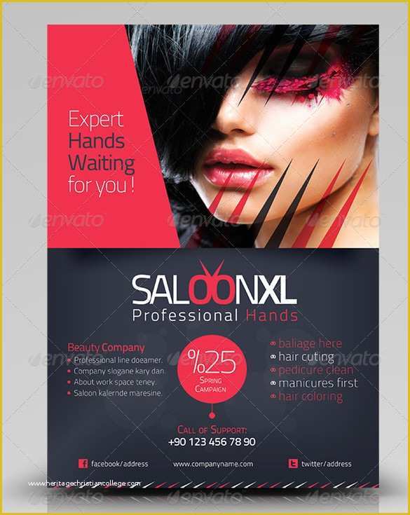Hair Salon Flyer Templates Free Of 83 Beauty Salon Flyer Templates Psd Eps Ai