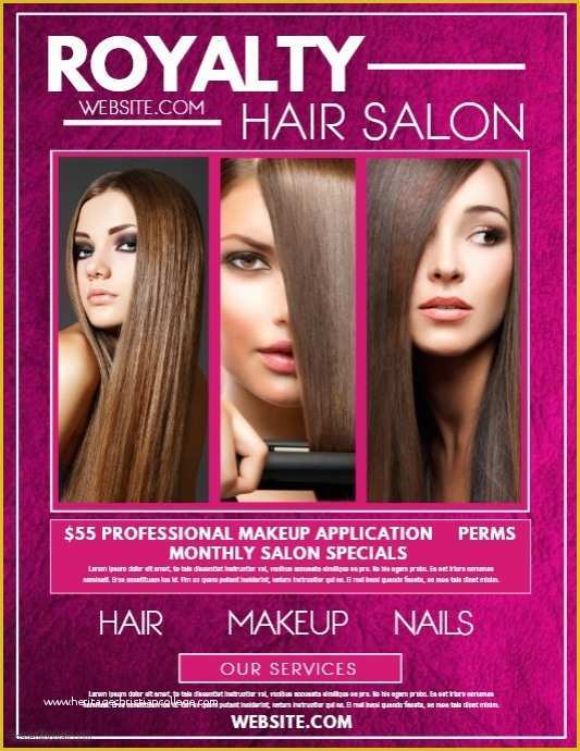 Hair Salon Flyer Templates Free Of Copy Of Hair Salon