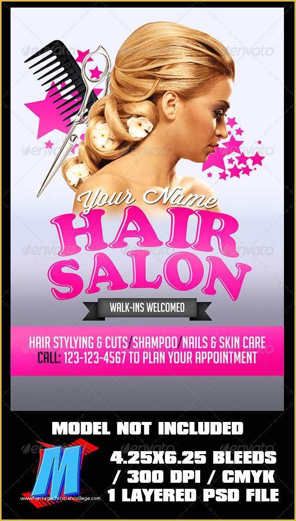 Hair Salon Flyer Templates Free Of Hair Flyer Ideas Tinkytyler Stock S & Graphics