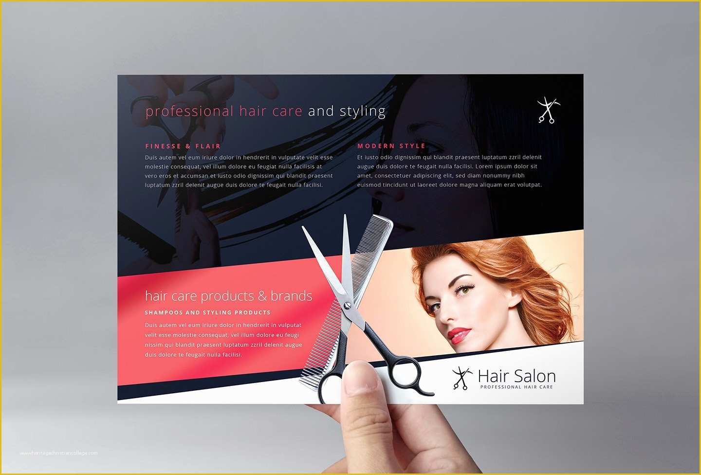 Hair Salon Flyer Templates Free Of Hair Salon Flyer Template Flyer Templates Creative Market