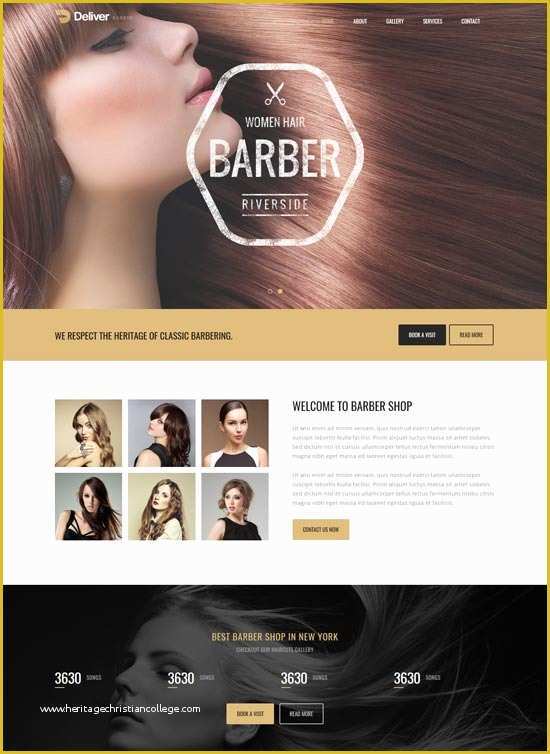 Hair Salon Website Design Templates Free Of 110 Best Beauty Salon Website Templates Free & Premium