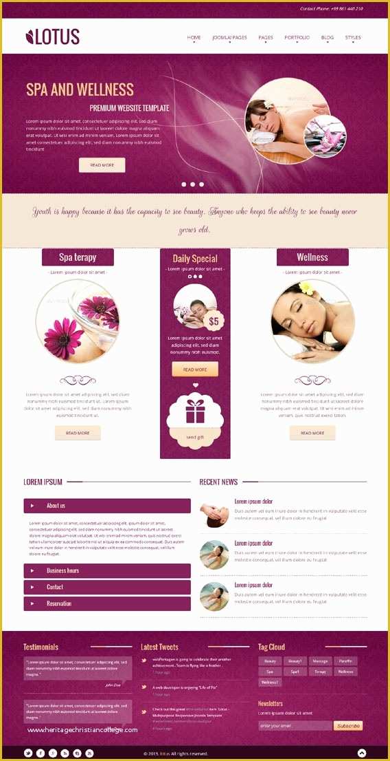 Hair Salon Website Design Templates Free Of 17 Best Images About Spa Massage &amp; Beauty Salon Website