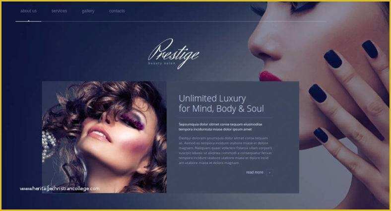 Hair Salon Website Design Templates Free Of 18 Beauty Salon Website Templates