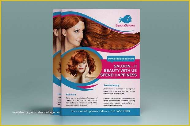 Hair Salon Website Design Templates Free Of 25 Beauty Salon Flyer Templates and Designs Ai Psd