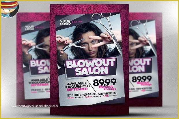 Hair Salon Website Design Templates Free Of 29 Hair Salon Flyer Templates and Designs Word Psd Ai