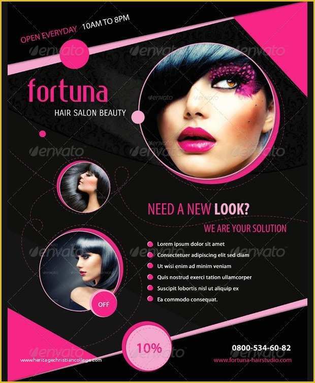 Hair Salon Website Design Templates Free Of 29 Hair Salon Flyer Templates and Designs Word Psd Ai