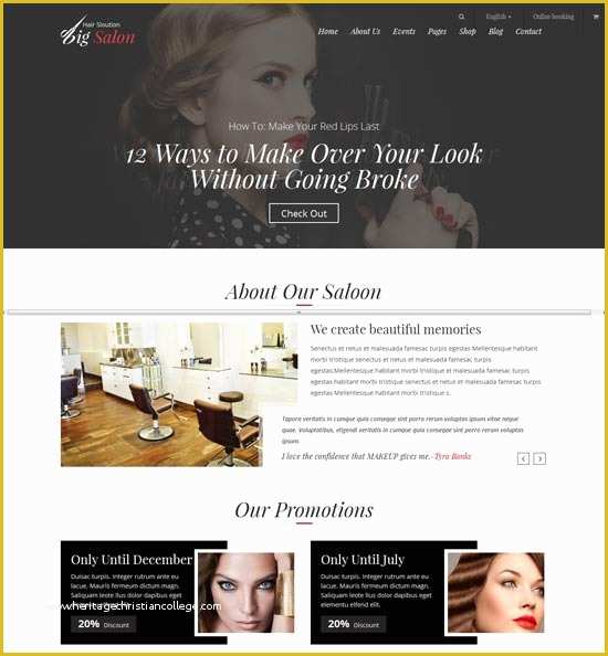 Hair Salon Website Design Templates Free Of 50 Best Beauty Salon Website Templates Free & Premium