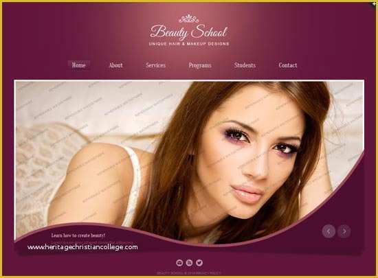 Hair Salon Website Design Templates Free Of 50 Best Beauty Salon Website Templates Free & Premium