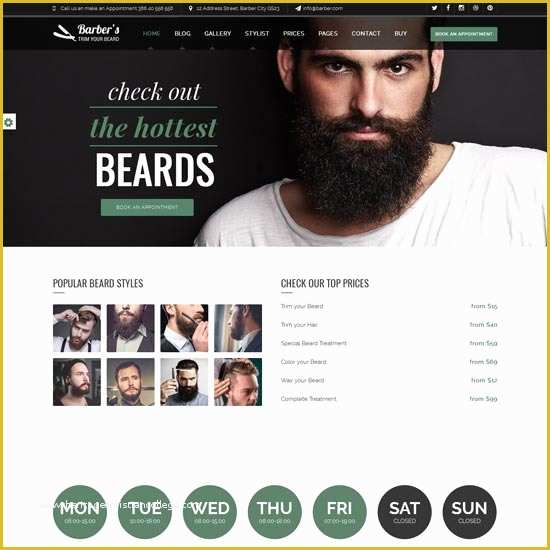 Hair Salon Website Design Templates Free Of 60 Best Beauty Salon Website Templates Free & Premium