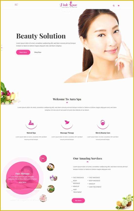 Hair Salon Website Design Templates Free Of 60 Best Beauty Salon Website Templates Free &amp; Premium