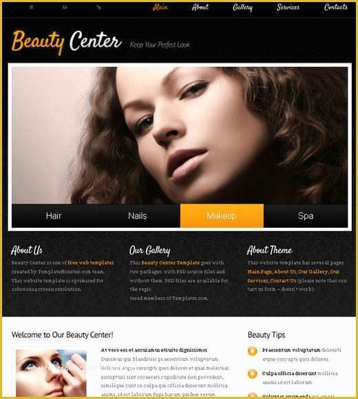 Hair Salon Website Design Templates Free Of Collection Of 51 Free HTML5 and Css3 Templatespixel2pixel