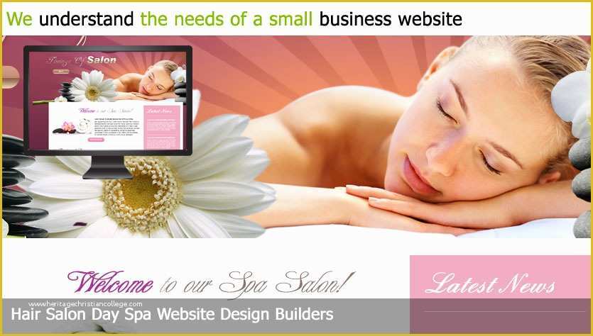 Hair Salon Website Design Templates Free Of Hair Salon Day Spa Website Design Builder