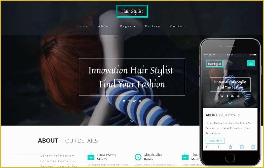 Hair Salon Website Design Templates Free Of Spa A Beauty and Spa Category Flat Bootstrap Responsive