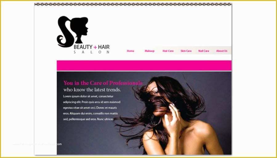 Hair Salon Website Design Templates Free Of Website Template for Beauty Spa Hair Salon order Custom