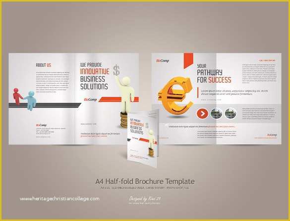 Half Fold Brochure Template Free Of 26 Half Fold Brochures