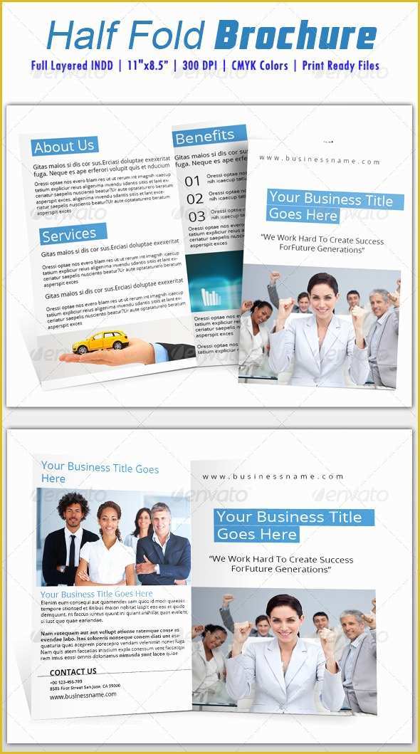 Half Fold Brochure Template Free Of Half Fold Brochure Template