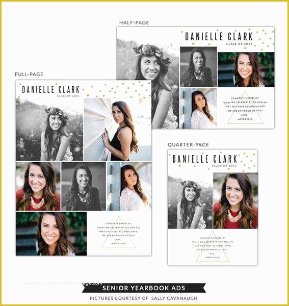 Half Page Flyer Template Free Of Senior Yearbook Ads