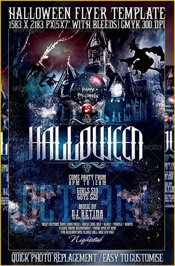 Halloween Flyer Template Free Of 23 Wicked Halloween Psd Flyer Templates