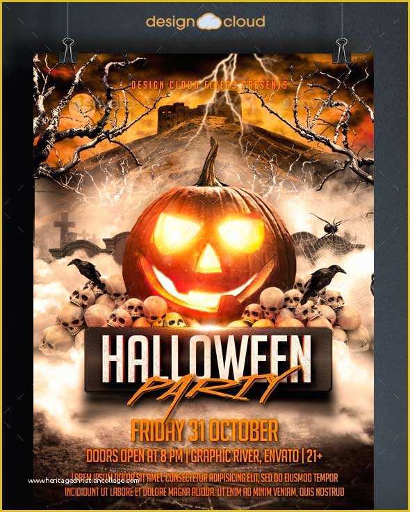 Halloween Flyer Template Free Of 45 Best Halloween Psd Party Flyer Templates 2016