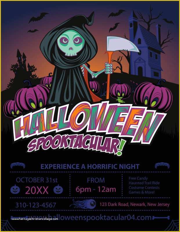 Halloween Flyer Template Free Of Free Halloween Templates & Vector Files