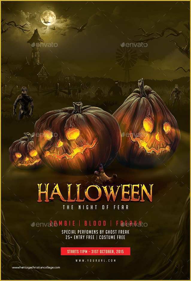 Halloween Flyer Template Free Of Halloween Flyer Template by Doto