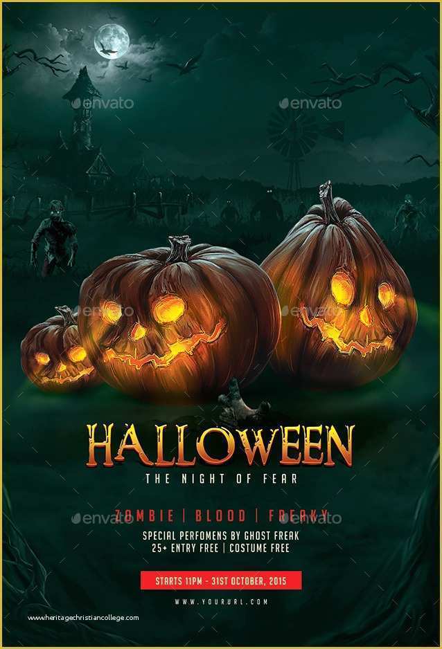 Halloween Flyer Template Free Of Halloween Flyer Template by Doto