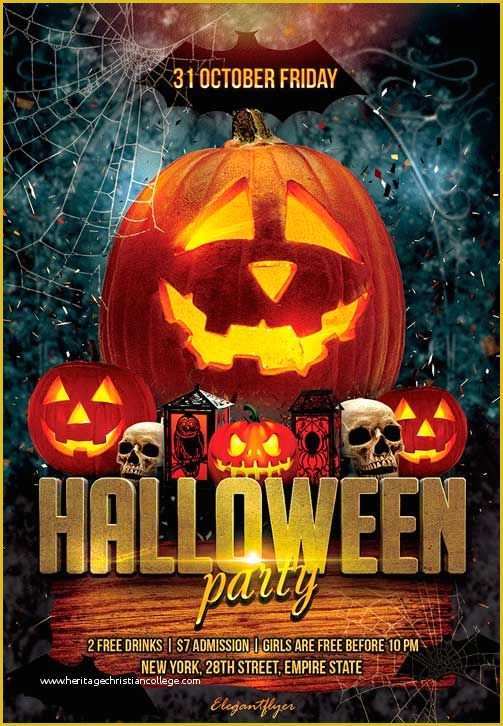 Halloween Flyer Template Free Of Pin by Flyersonar On Free Psd Flyer Templates