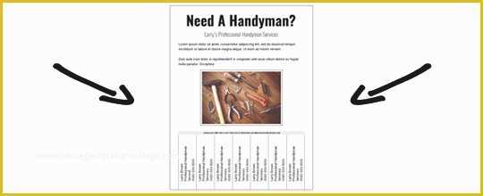 Handyman Flyer Template Free Of Download A Free Handyman Flyer Template