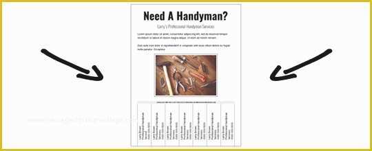 Handyman Flyer Template Free Of Download A Free Handyman Flyer Template