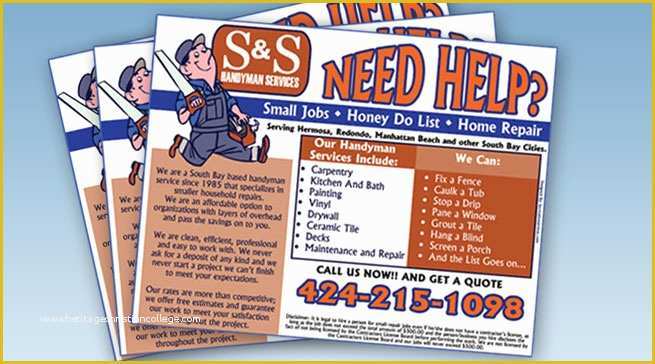 Handyman Flyer Template Free Of Famous Handyman Flyer Template Free