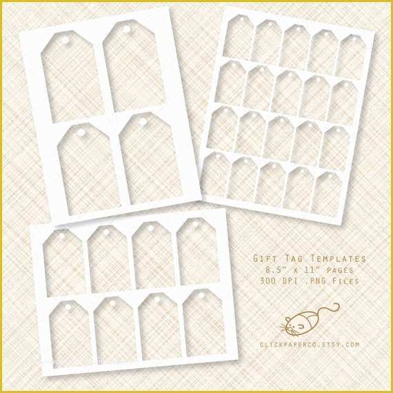 Hang Tag Template Free Of Gift Tag Template Hang Tags Multi Size Value Pack for Collage
