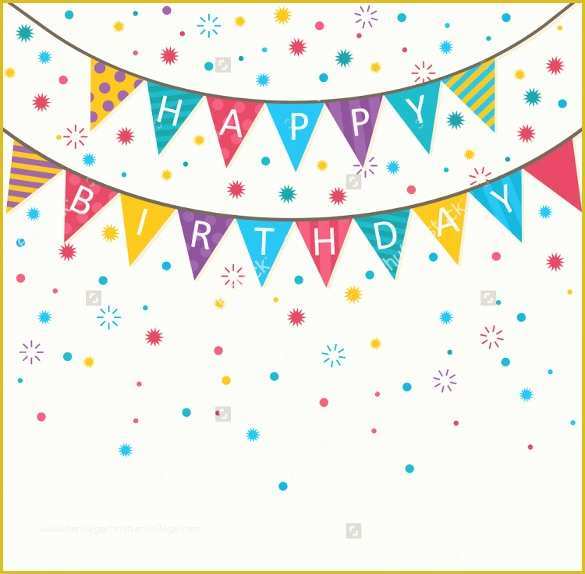 Happy Birthday Banner Template Free Of 21 Birthday Banner Templates – Free Sample Example