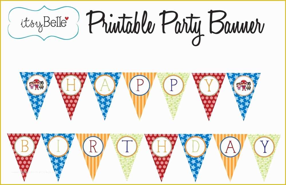 Happy Birthday Banner Template Free Of Free Birthday Banner